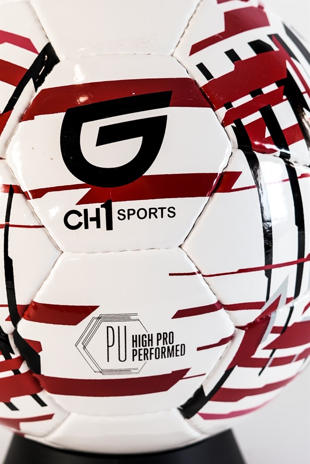 Pelota de Fútbol N°5 Profesional Borealis Pro Champion Roja CH1 Sports - 3